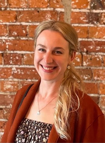 The photo is of physiotherapist Kate Newton